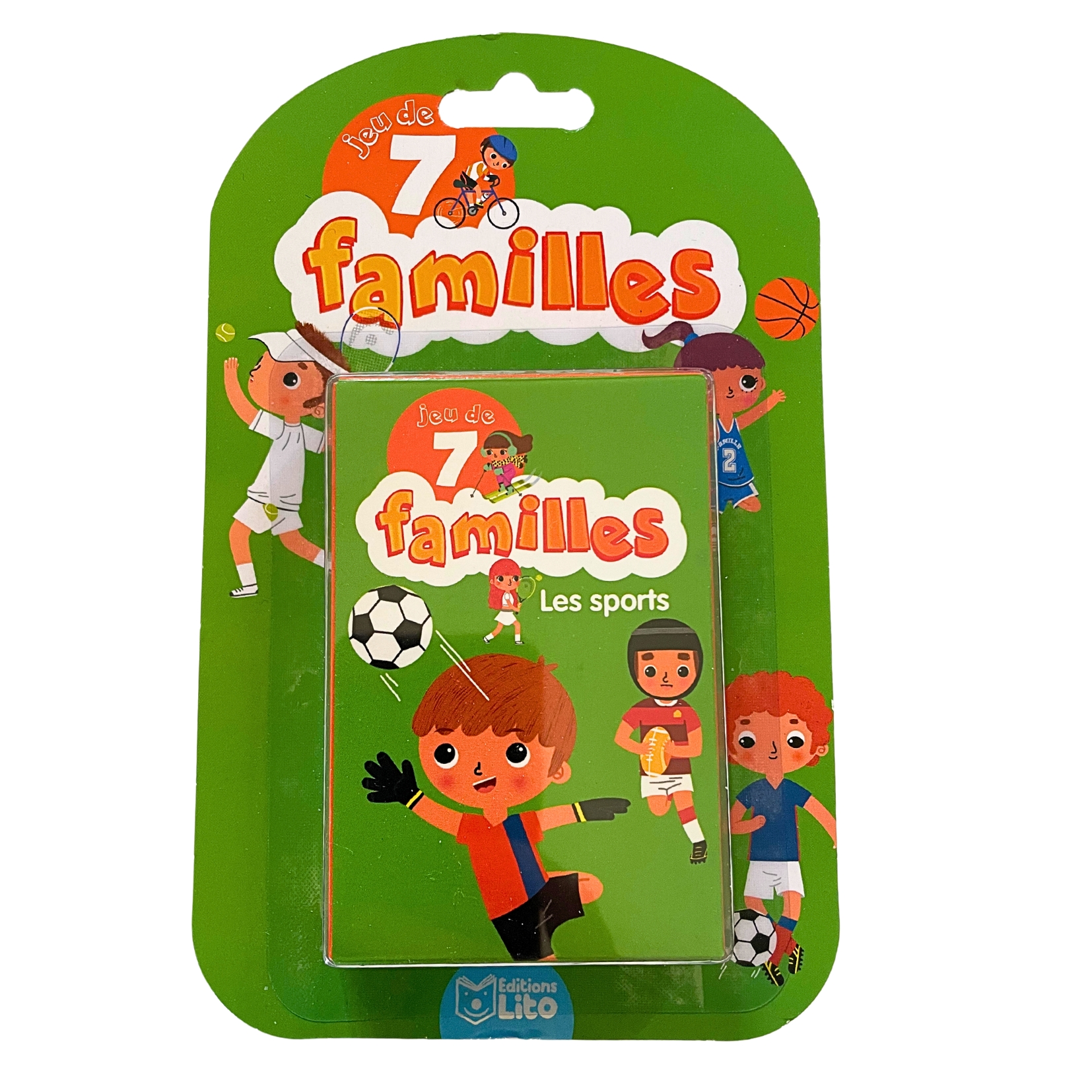 Card game 7 familles Sports (The green one)