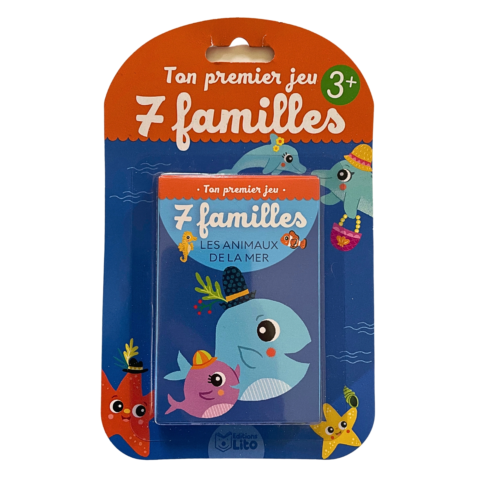 Card game 7 familles Sea Animals
