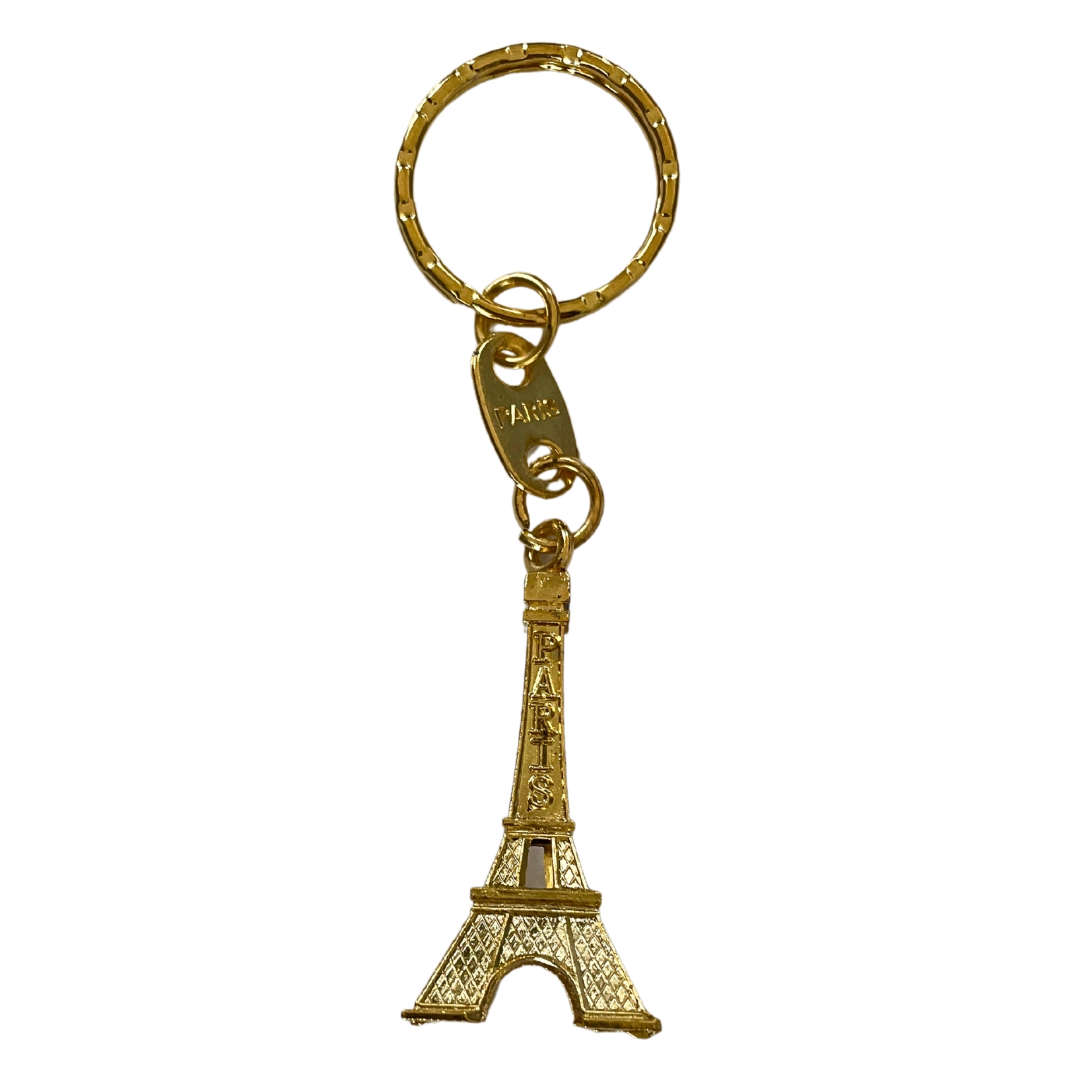 Gold Eiffel Tower Porte-clefs