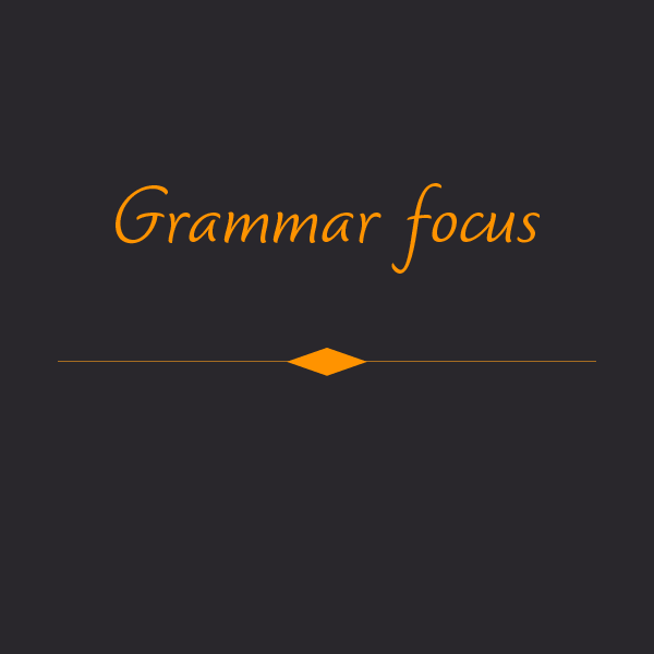 French Matinee Grammar focus