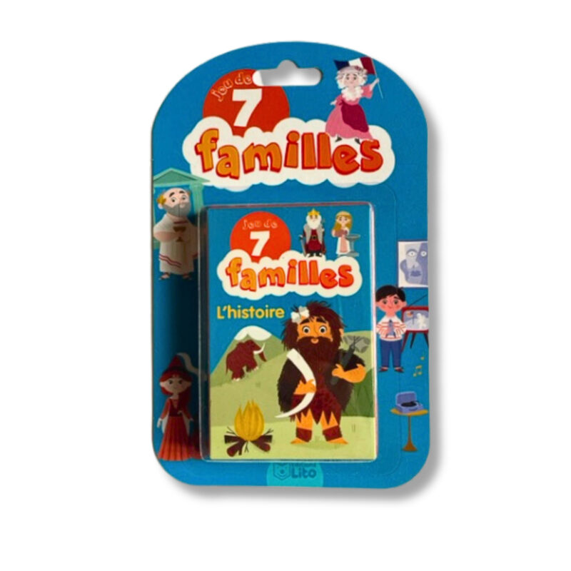 French Matinée Game card 7 familles World History